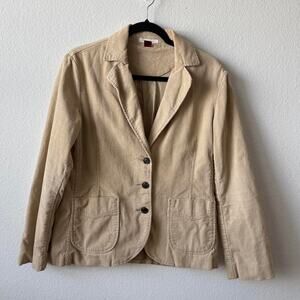 Vintage cream corduroy blazer